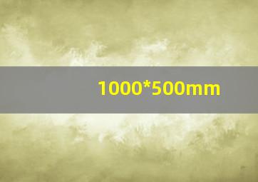 1000*500mm