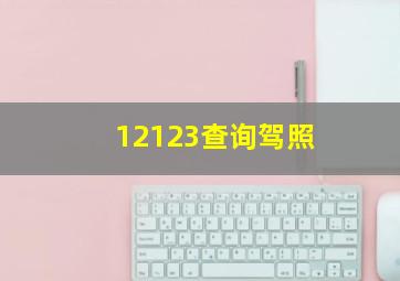 12123查询驾照