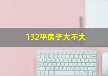 132平房子大不大