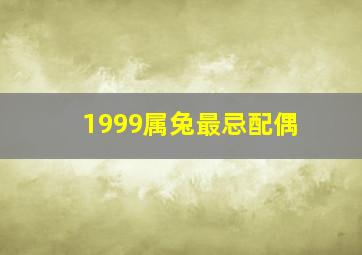 1999属兔最忌配偶