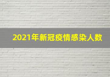 2021年新冠疫情感染人数