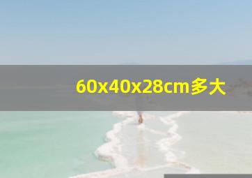 60x40x28cm多大