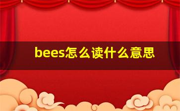 bees怎么读什么意思