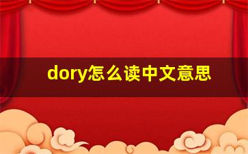 dory怎么读中文意思