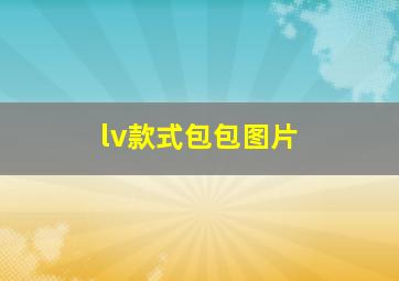 lv款式包包图片