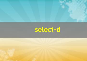 select-d