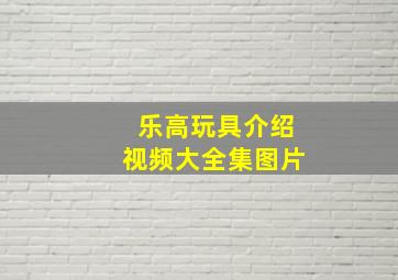 乐高玩具介绍视频大全集图片