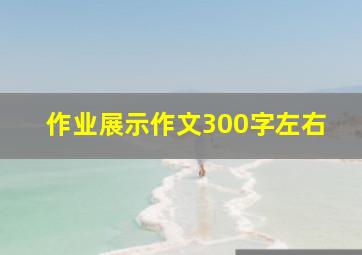 作业展示作文300字左右