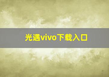 光遇vivo下载入口