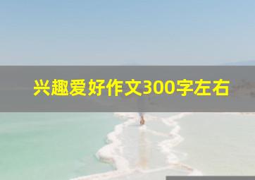 兴趣爱好作文300字左右