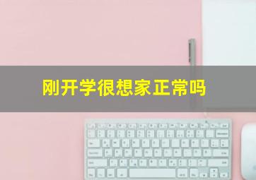 刚开学很想家正常吗