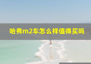 哈弗m2车怎么样值得买吗