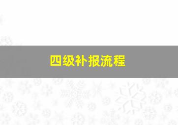 四级补报流程