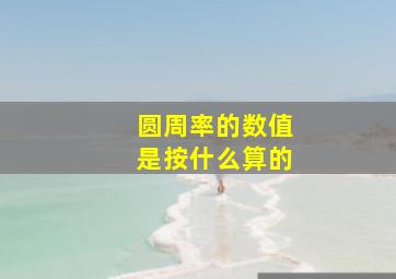 圆周率的数值是按什么算的