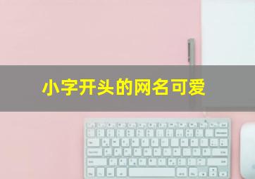 小字开头的网名可爱