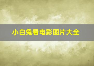 小白兔看电影图片大全