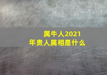 属牛人2021年贵人属相是什么