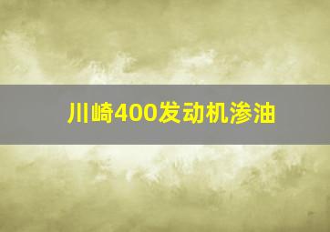 川崎400发动机渗油