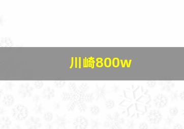 川崎800w