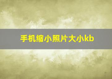 手机缩小照片大小kb