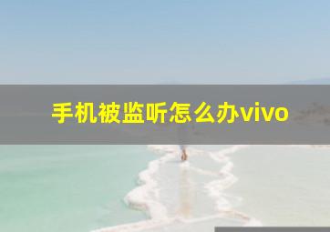 手机被监听怎么办vivo