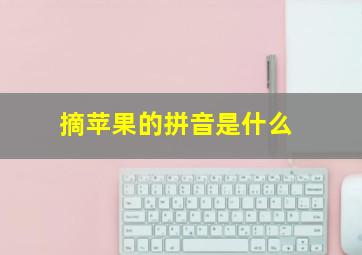 摘苹果的拼音是什么