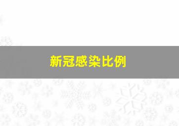 新冠感染比例