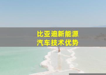 比亚迪新能源汽车技术优势