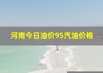 河南今日油价95汽油价格