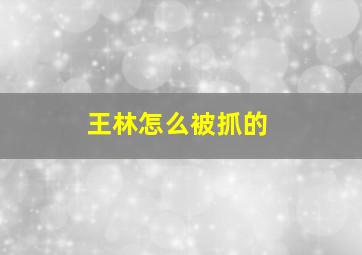 王林怎么被抓的