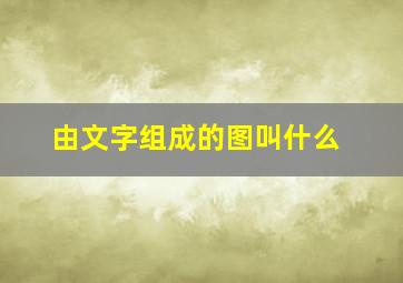 由文字组成的图叫什么