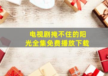 电视剧掩不住的阳光全集免费播放下载