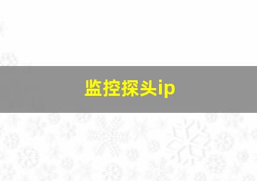 监控探头ip