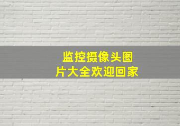 监控摄像头图片大全欢迎回家