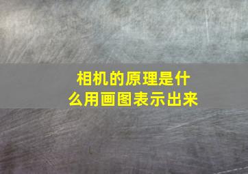 相机的原理是什么用画图表示出来