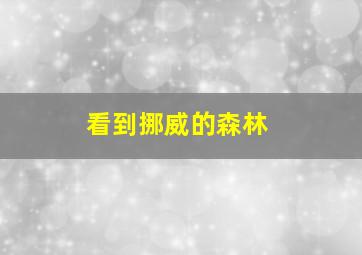 看到挪威的森林