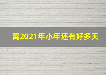 离2021年小年还有好多天