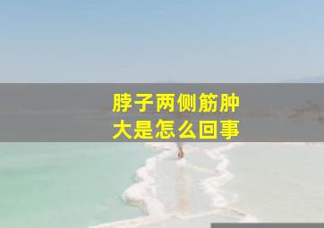 脖子两侧筋肿大是怎么回事