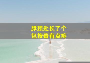 脖颈处长了个包按着有点疼