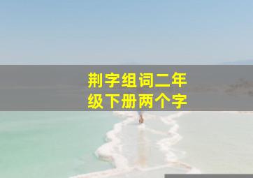 荆字组词二年级下册两个字