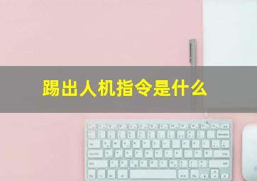 踢出人机指令是什么