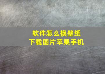 软件怎么换壁纸下载图片苹果手机