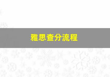 雅思查分流程