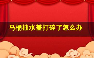 马桶抽水盖打碎了怎么办